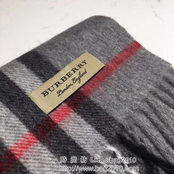 BURBERRY巴寶莉 原單正品 英倫巴格經典山羊絨圍巾 LLWJ6238